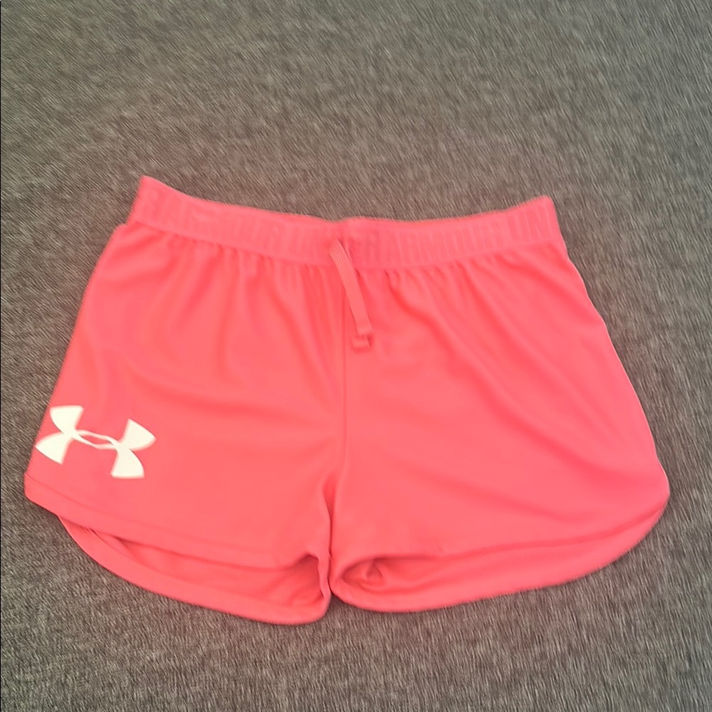 Under Armour Pink Athletic Shorts Lightweight Breathable